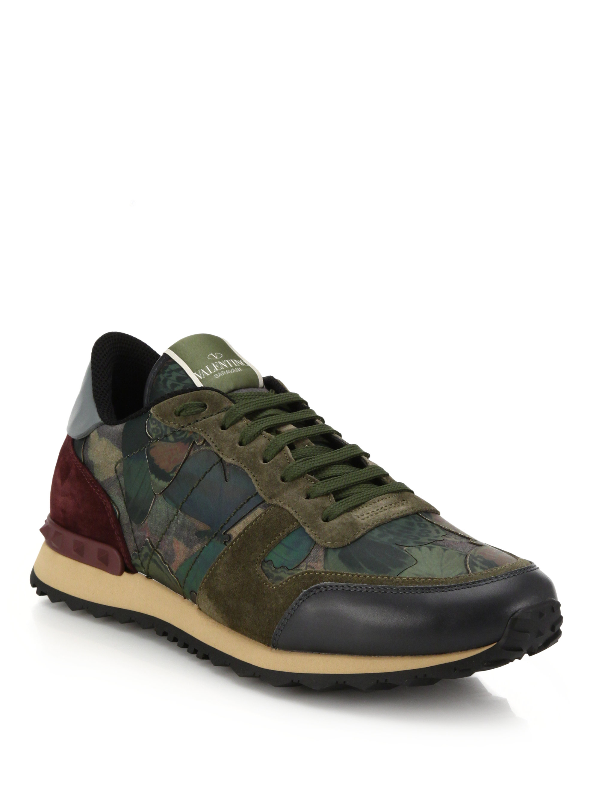 valentino green trainers