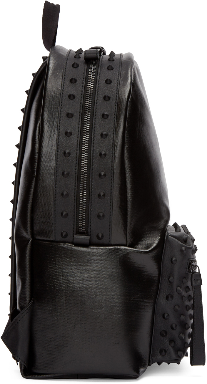 black spiked backpack