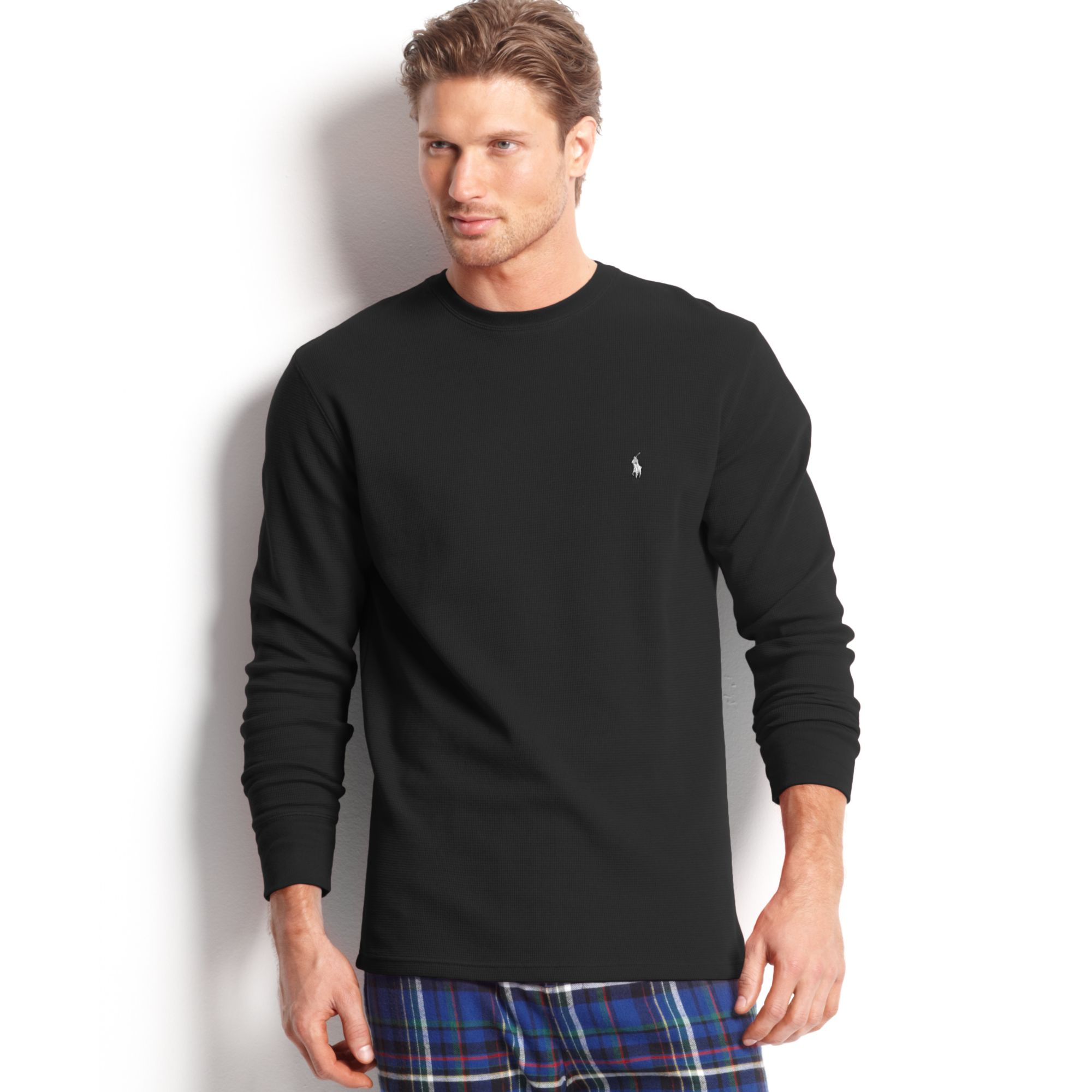 polo long sleeve crew neck