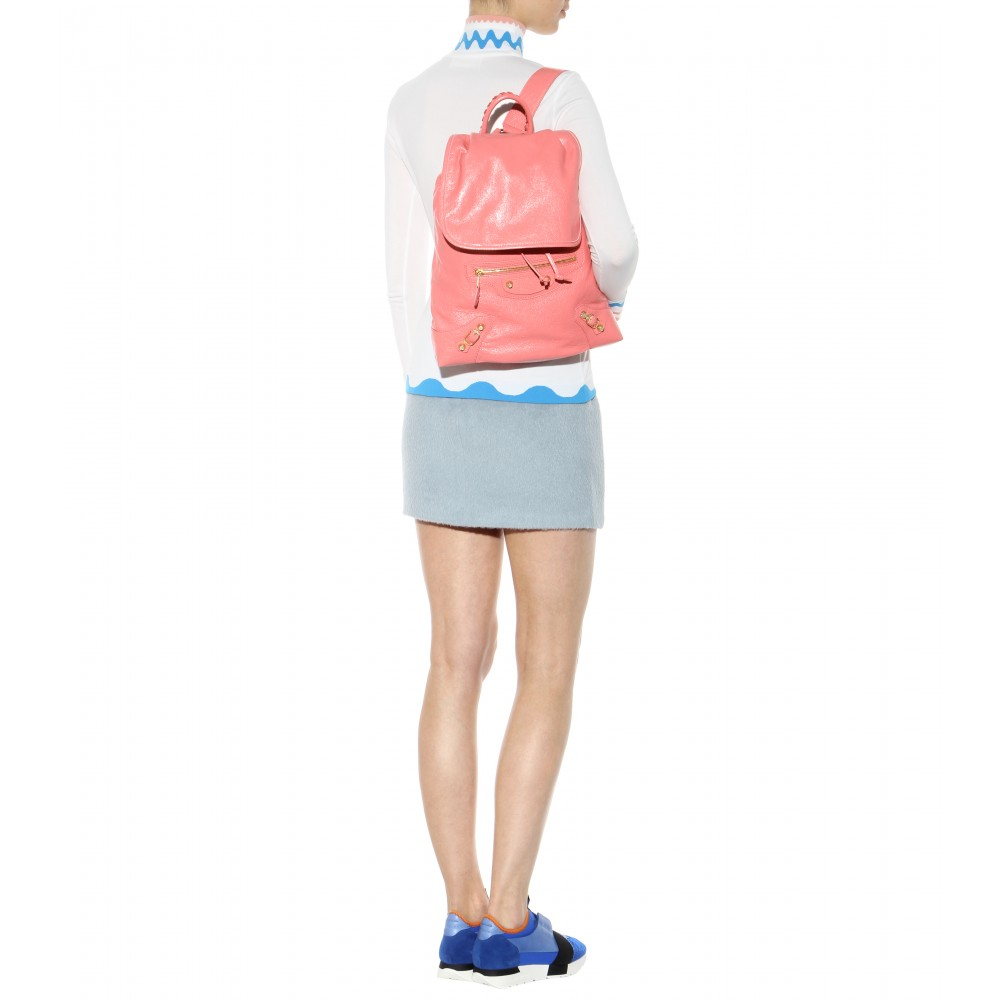 pink balenciaga backpack