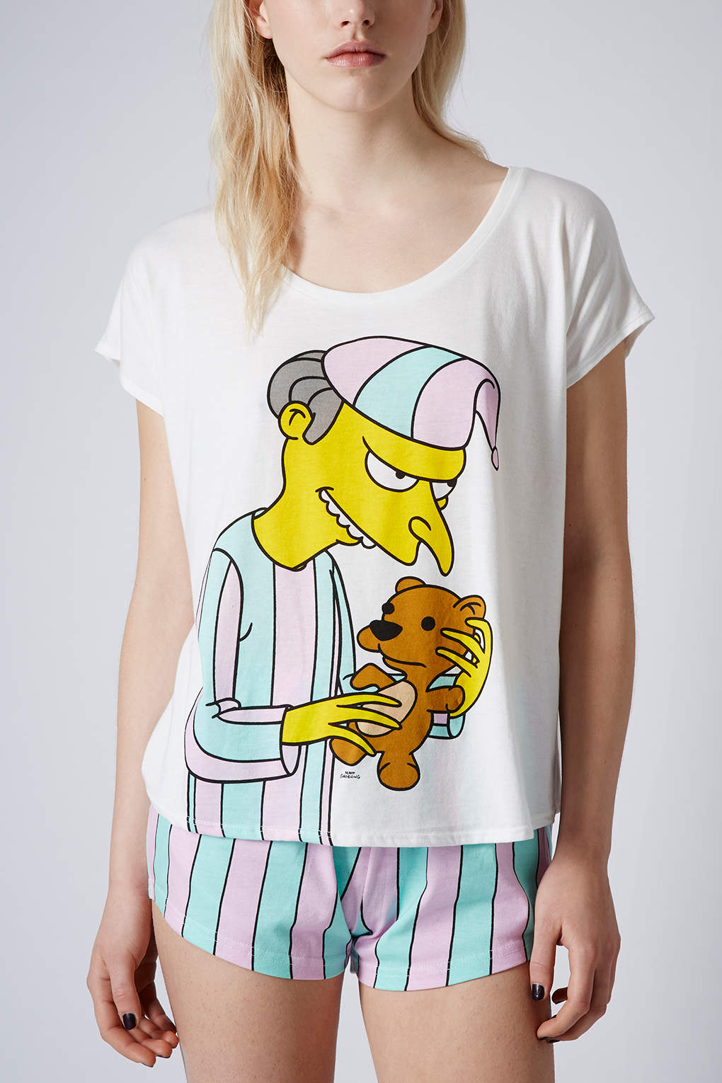 Lyst - Topshop Mr Burns Pyjama Set in Purple