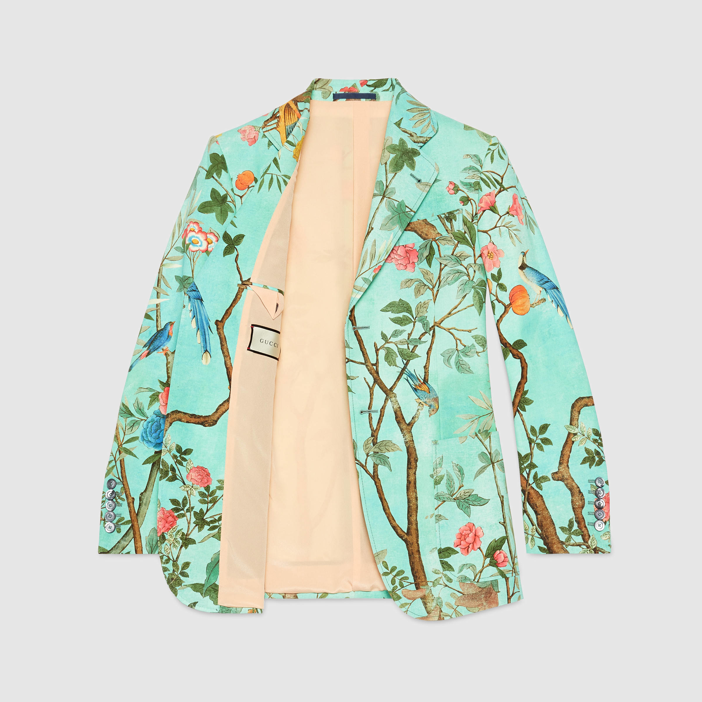 gucci floral blazer