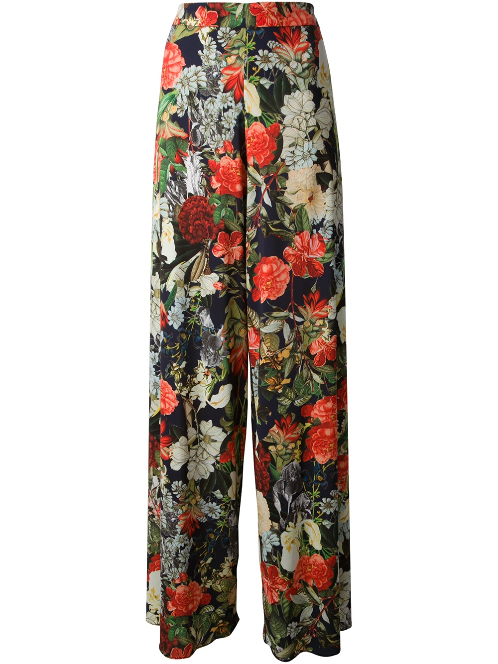 All Listings An allover floral print and side tie detail along the hem lend charming style to these crop pants. Make a statement when you wear this figure-sculpting pair with a pretty peasant top and wedge sandals.