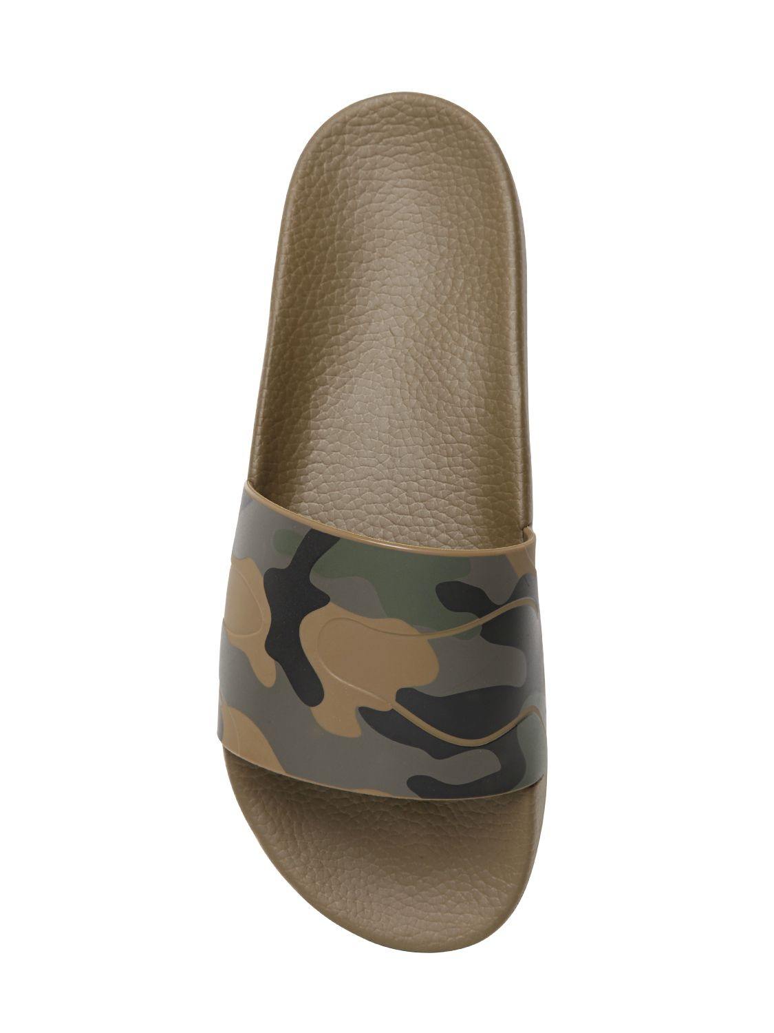 camouflage slide sandals