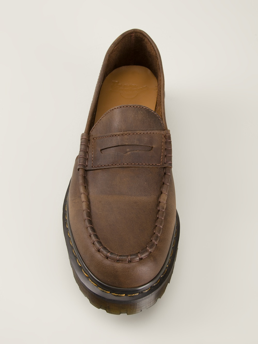 platform doc martens brown