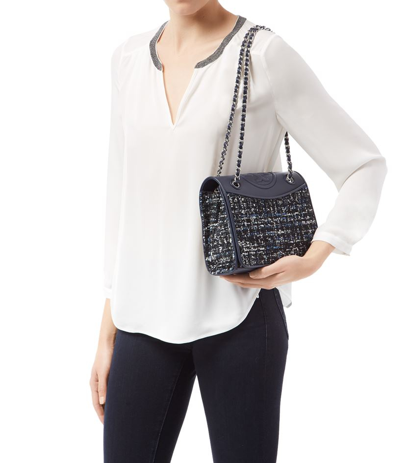 tory burch tweed fleming