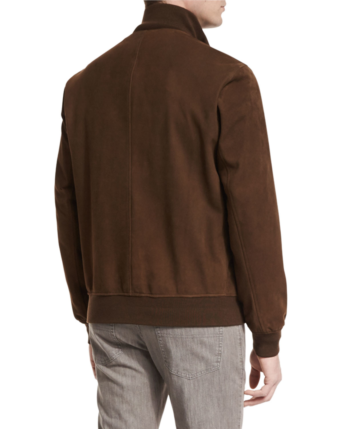 Ermenegildo zegna suede jacket Clearance