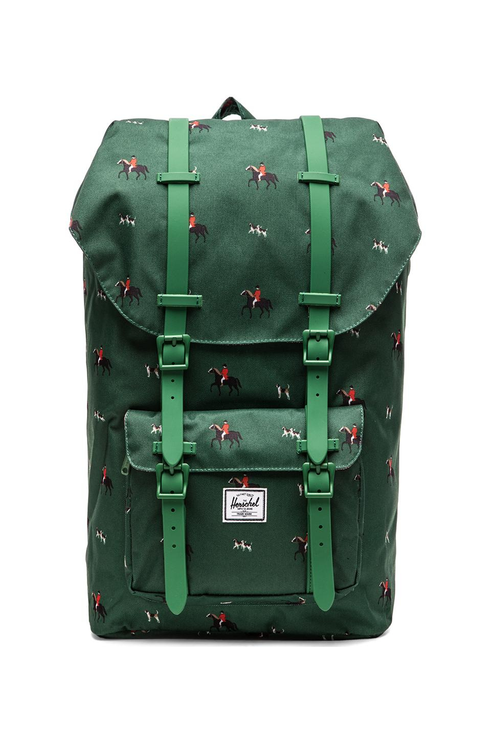 Lyst - Herschel Supply Co. Little America Backpack in Green