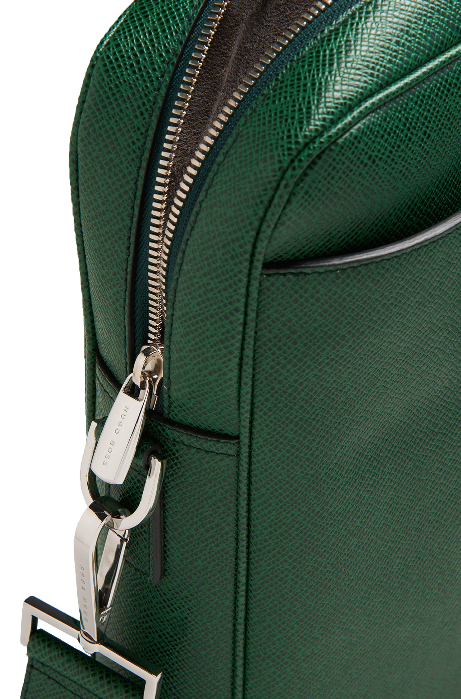 BOSS by Hugo Boss Laptop Bag In Finelytextured Leather 'signature_s