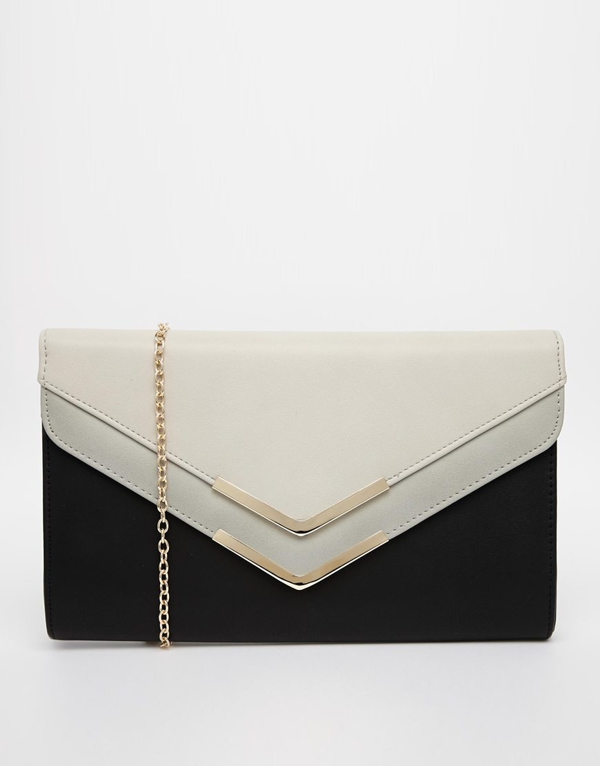 Lyst Aldo Color Block Clutch Bag Gallery