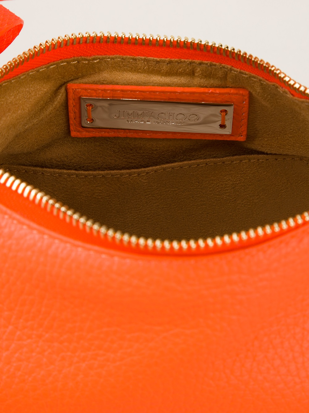 jimmy choo orange purse