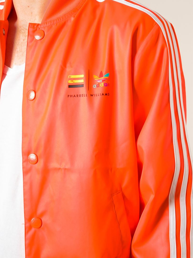 adidas originals x pharrell williams printed bomber jacket