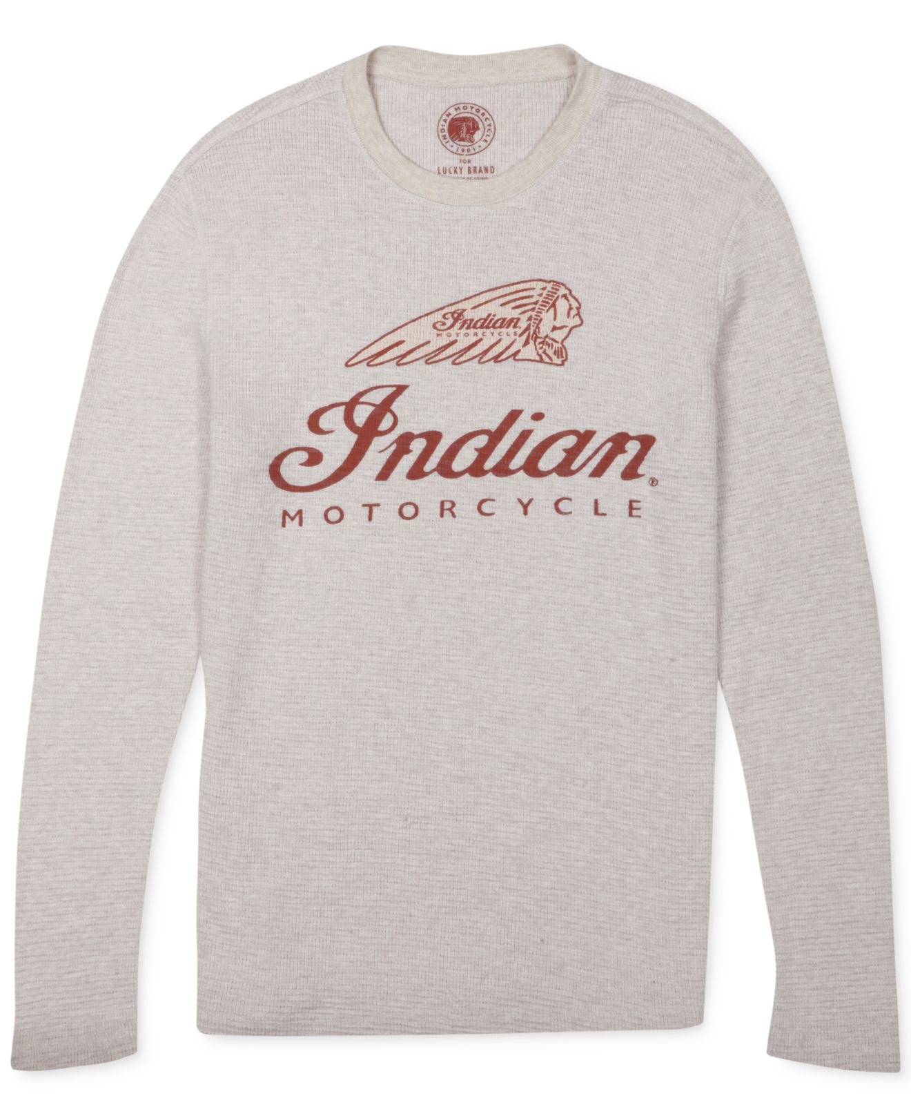 Indian Motorcycle Mens Denim Shirt Gray