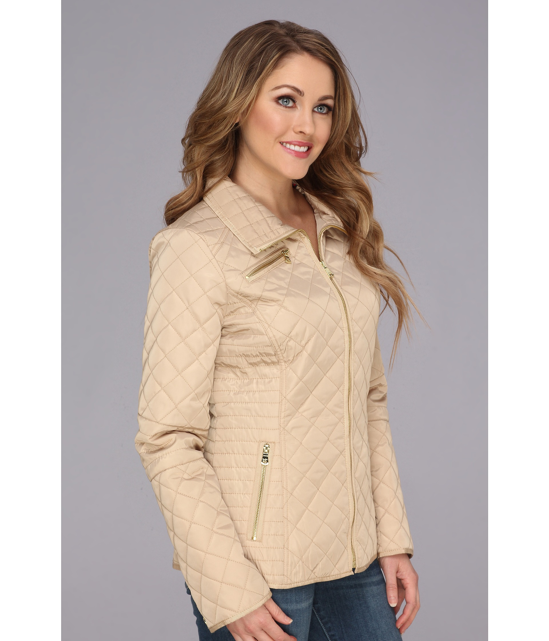 jessica simpson quilted jacket