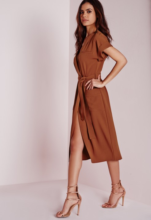 Brown rust dress Clearance