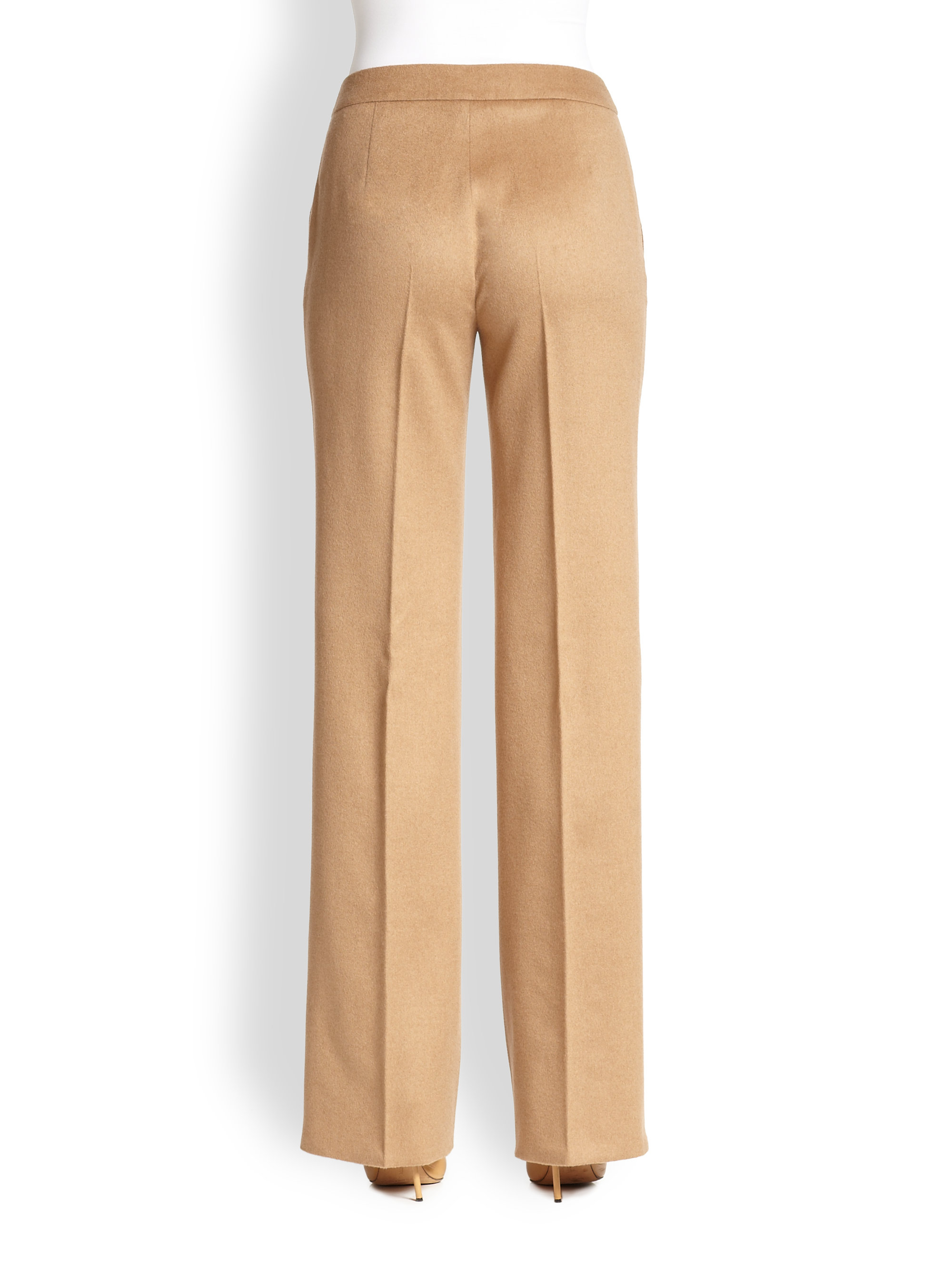 Max Mara Pescia Camel Hair Pants in 