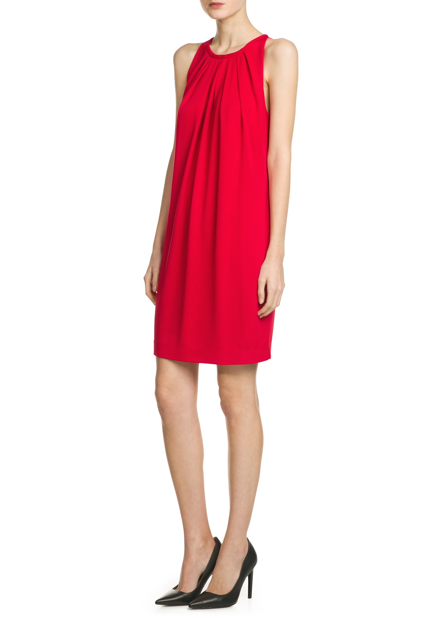 mango back bow dress