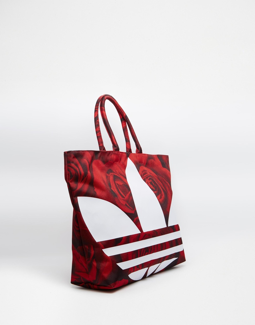 adidas Beach Shopper Bag in Red | Lyst