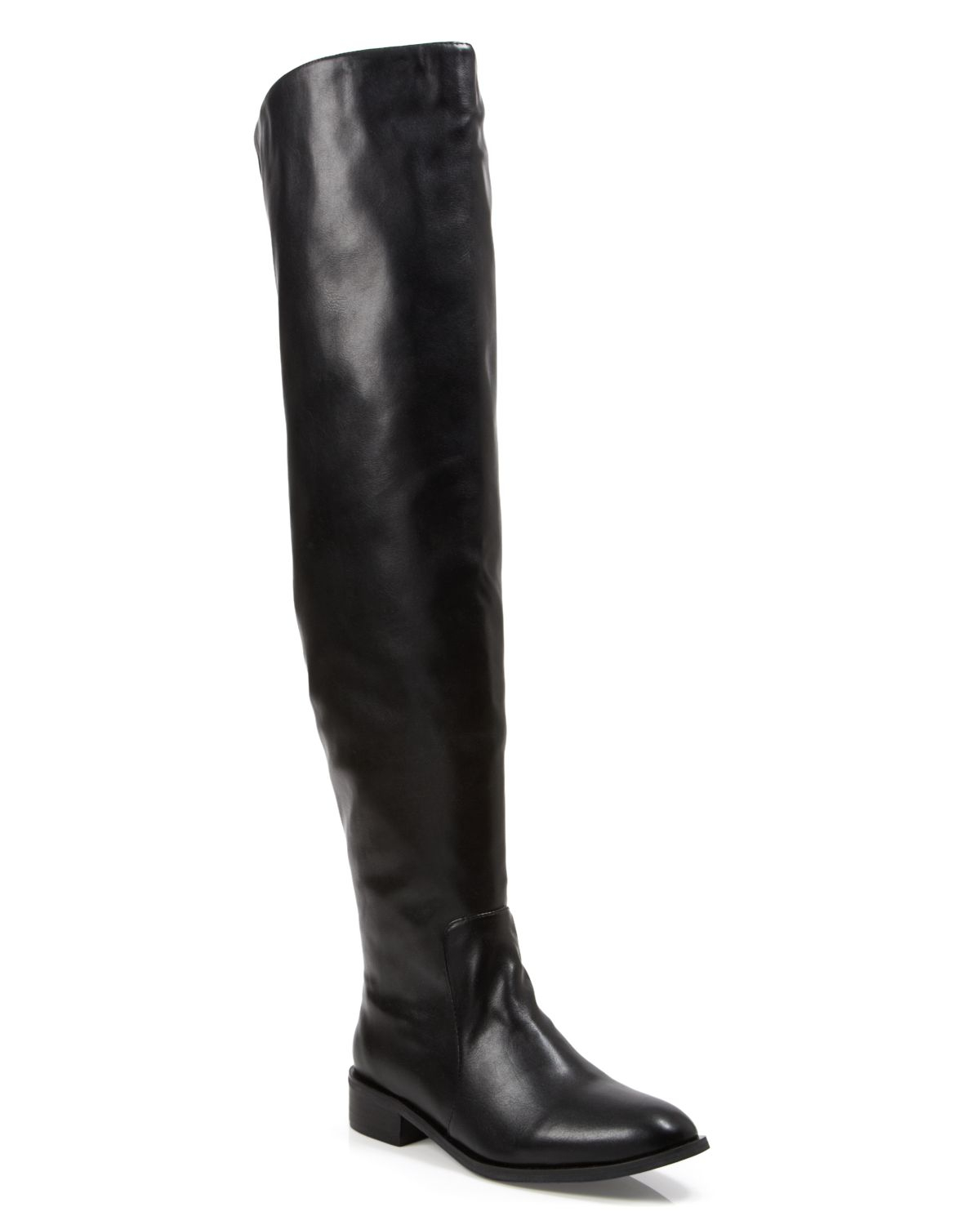 Jeffrey Campbell Leather Over The Knee Boots - Bizou in Black - Lyst