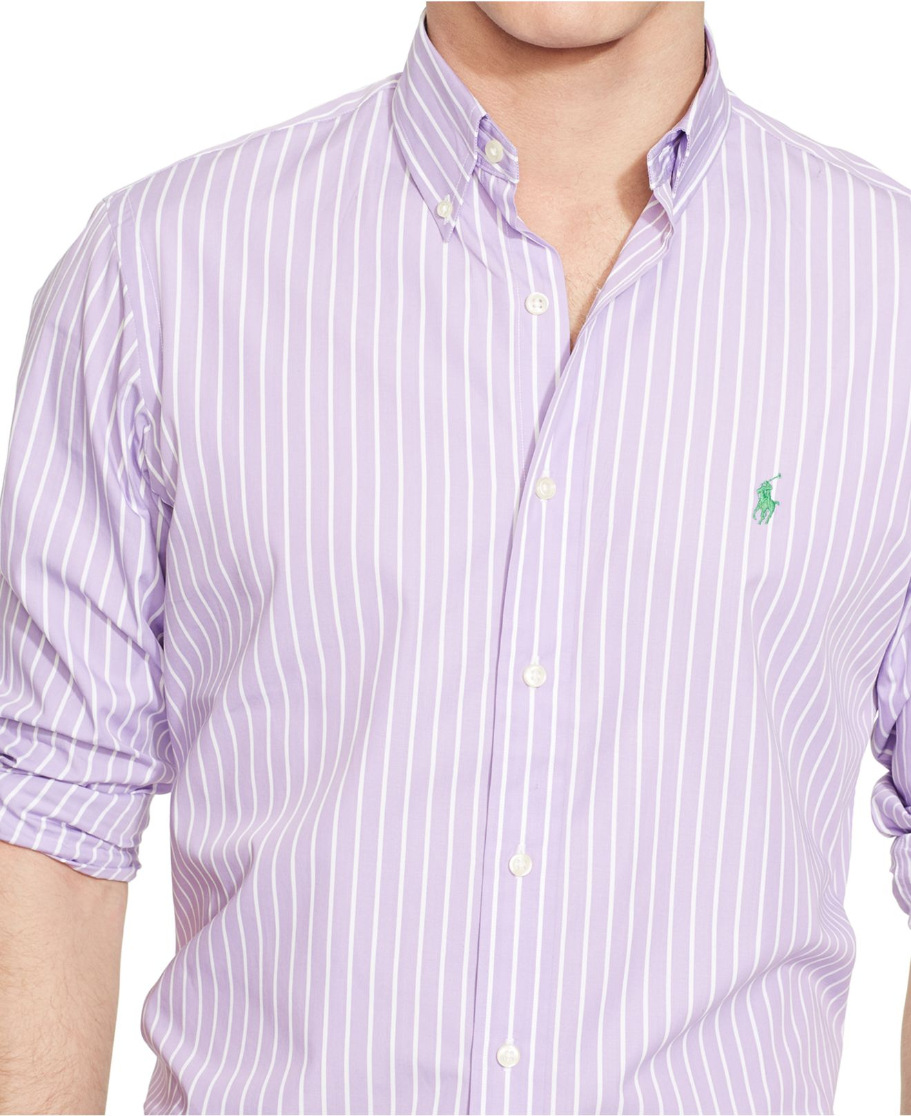 purple polo button down shirts