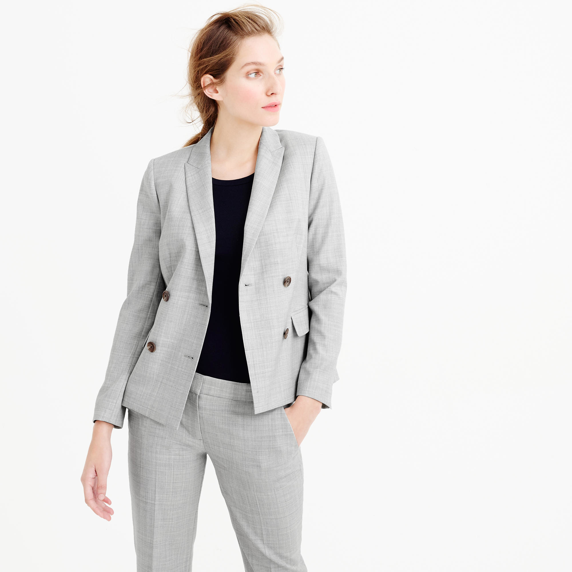 J crew shop double breasted suit