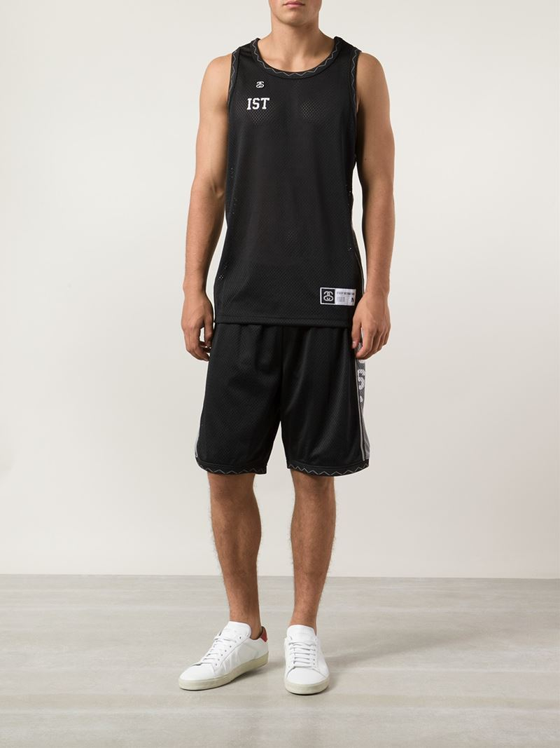 stussy mesh vest