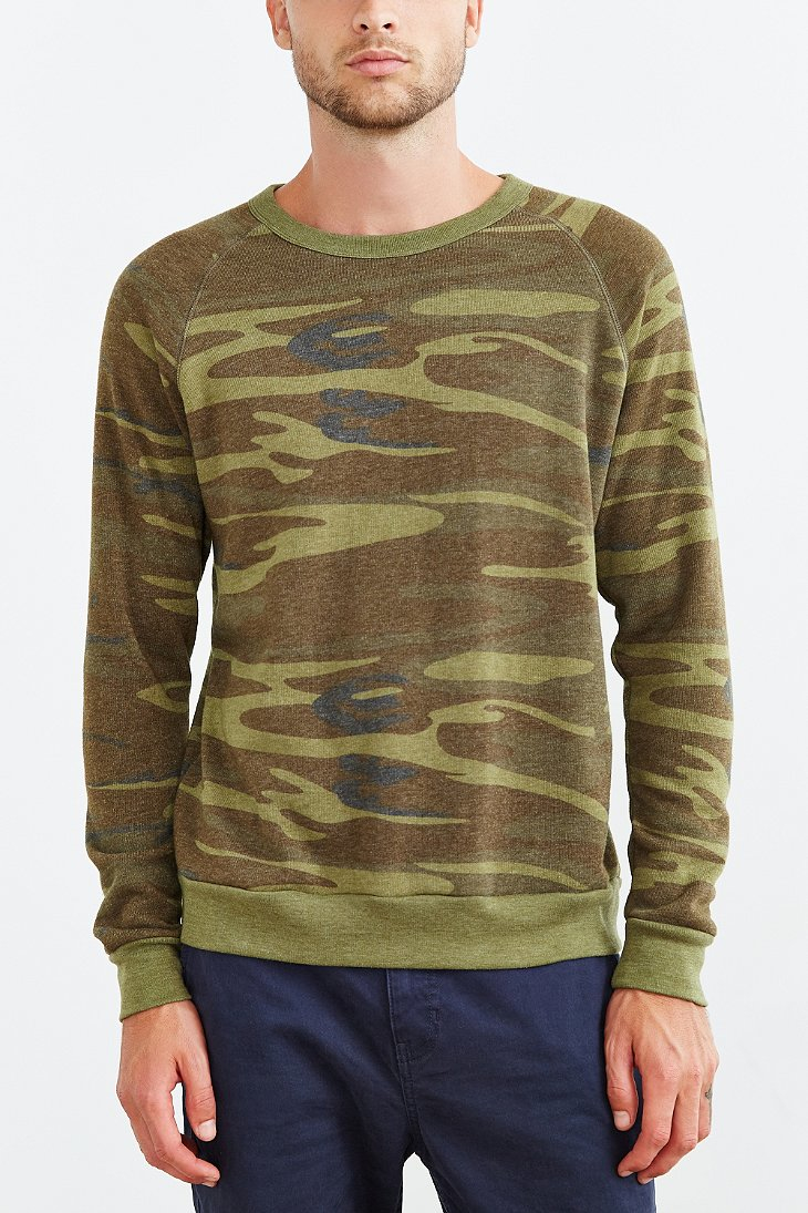 alternative camo sweatshirt