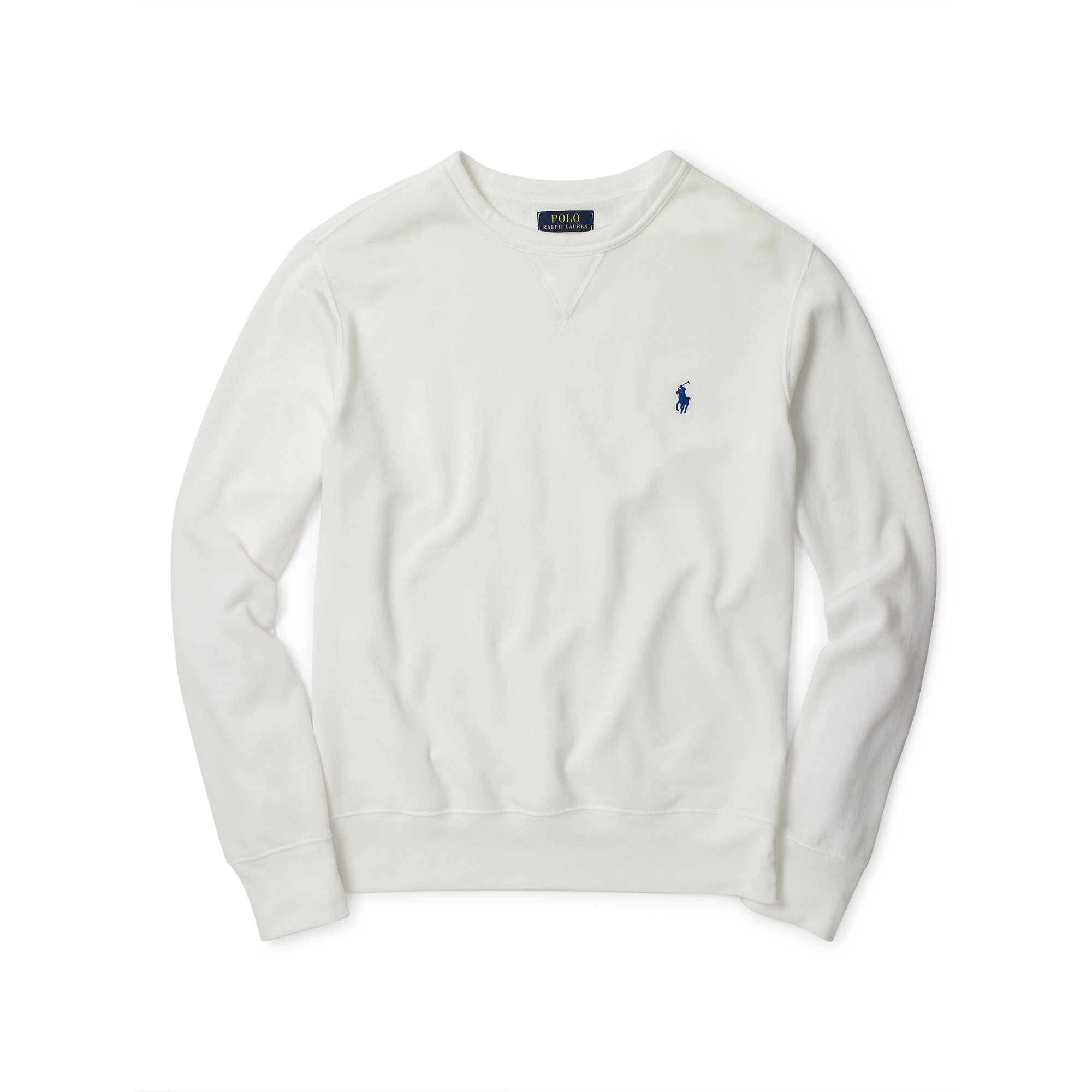 white polo ralph lauren sweatshirt