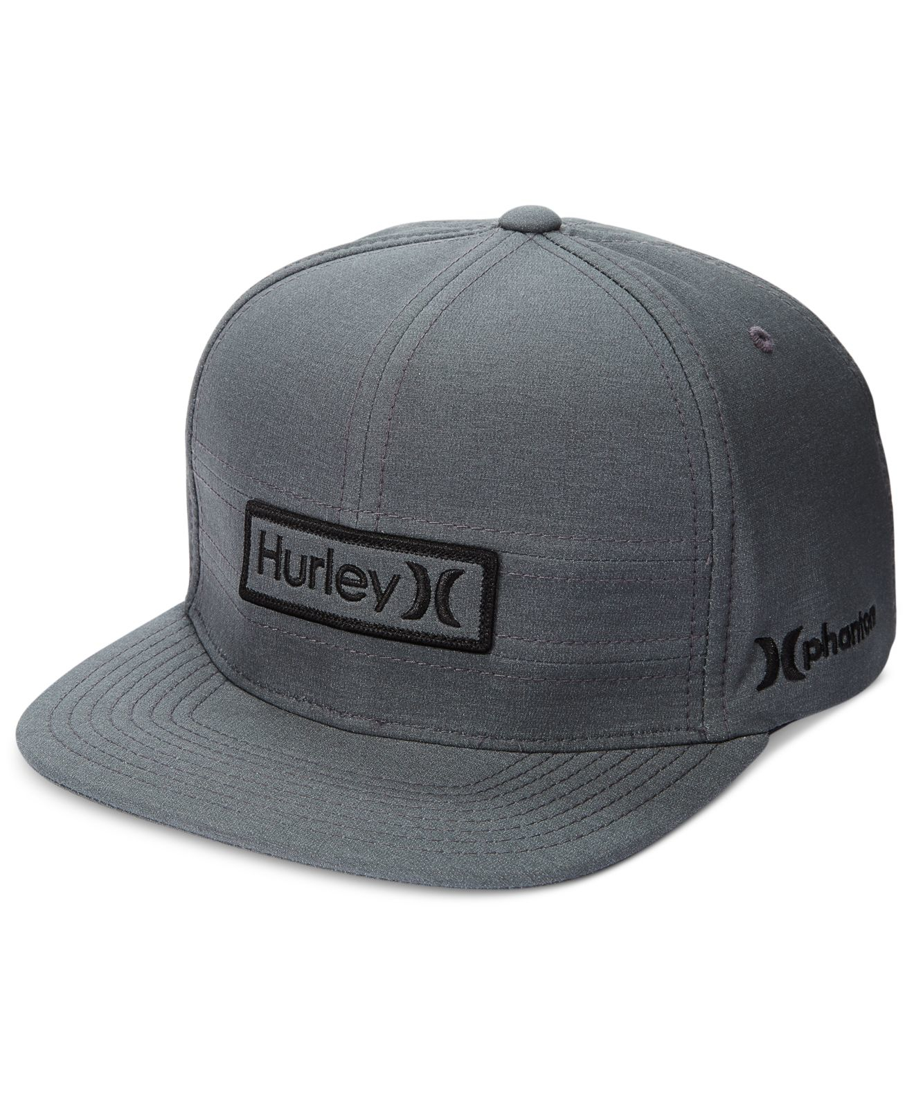 Hurley Synthetic Men's Phantom Ever Light Hat in Black (Gray) for Men - Lyst