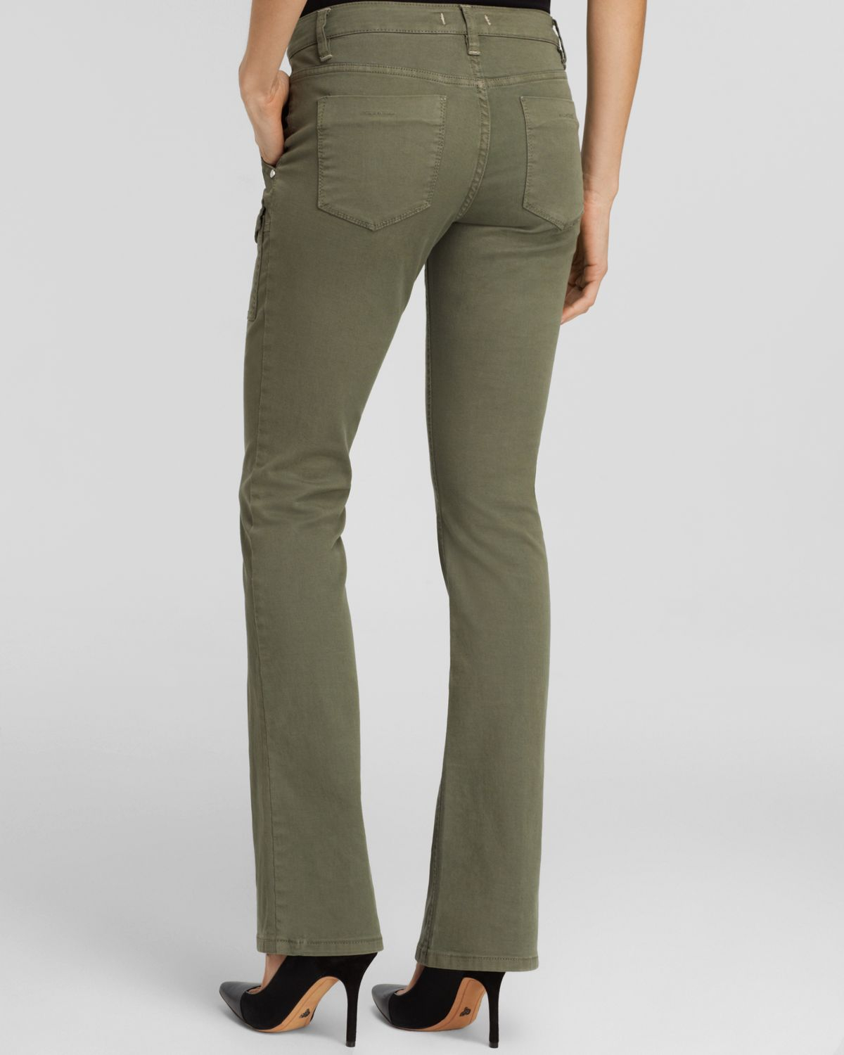 Sanctuary Bootcut Cargo Pants in Army Green (Green) - Lyst