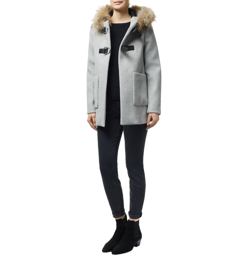 next grey duffle coat