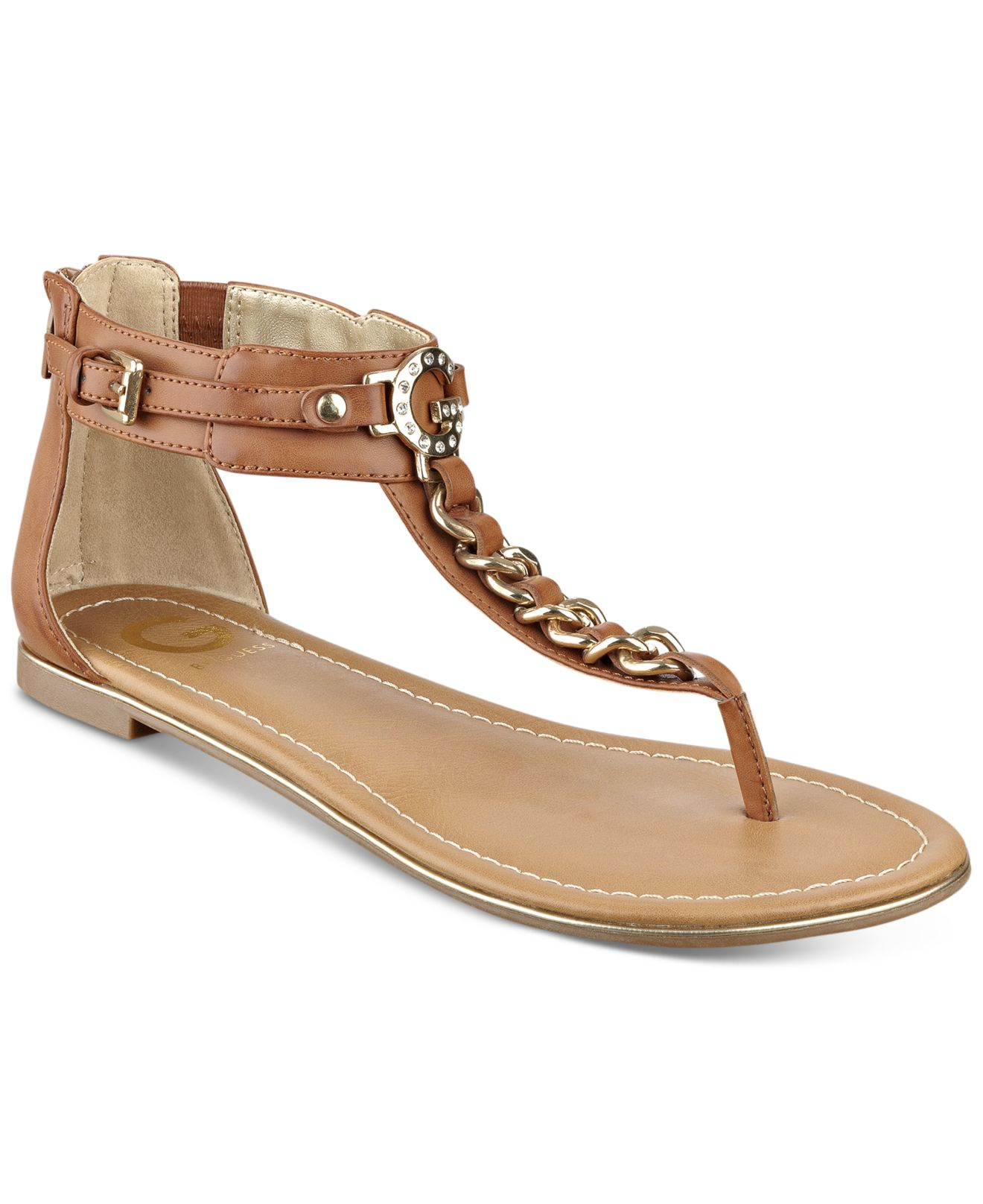guess strap sandals