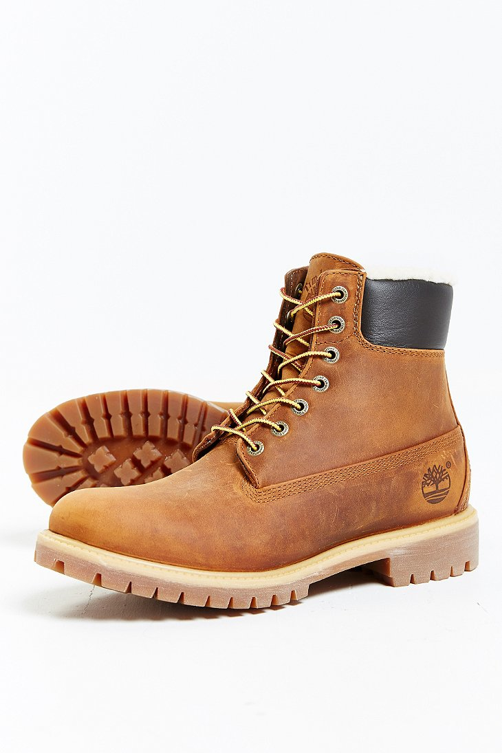 Timberland Leather Icon Heritage Warm Lined Boot in Brown for Men - Lyst