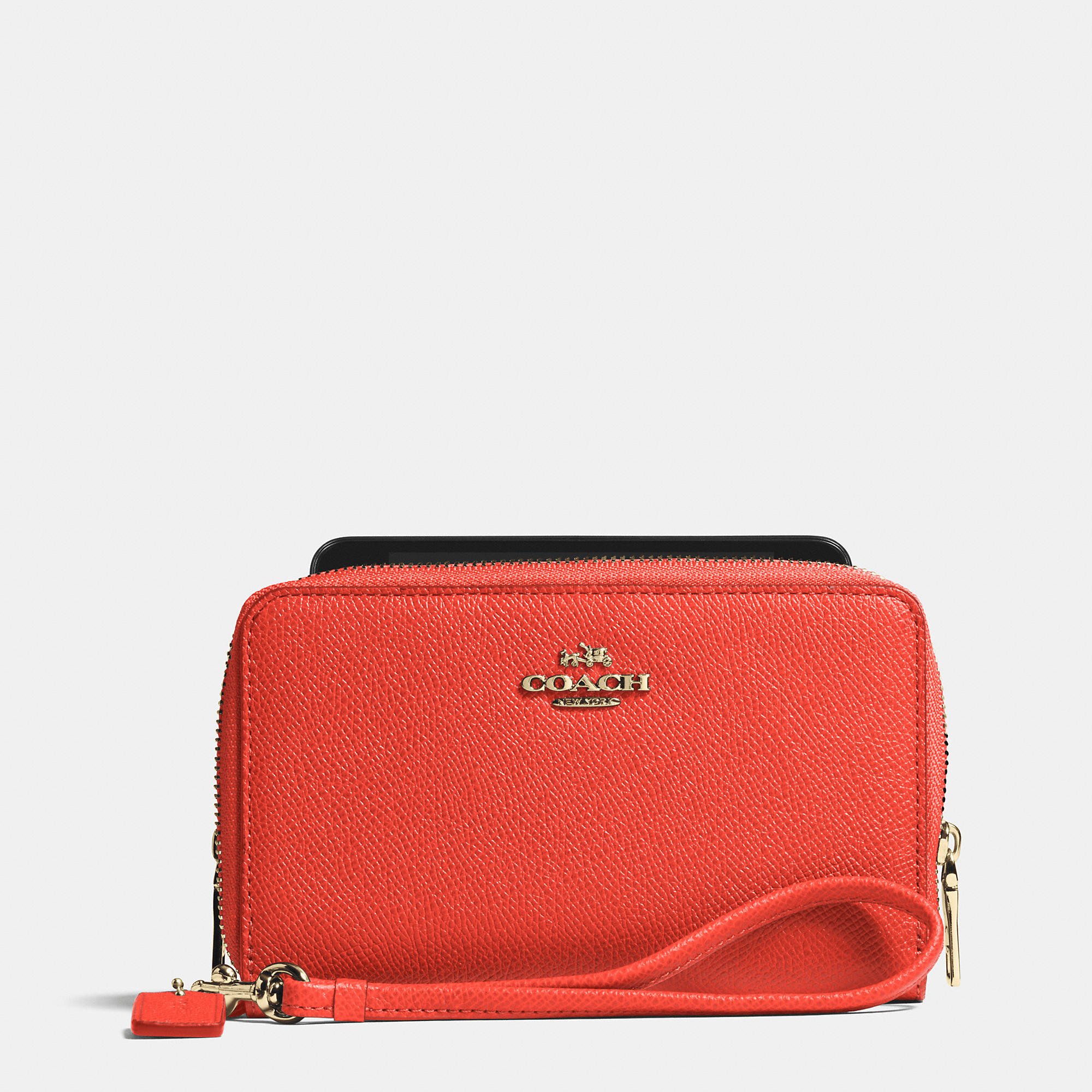 Madison | Double Zip Wallet Red