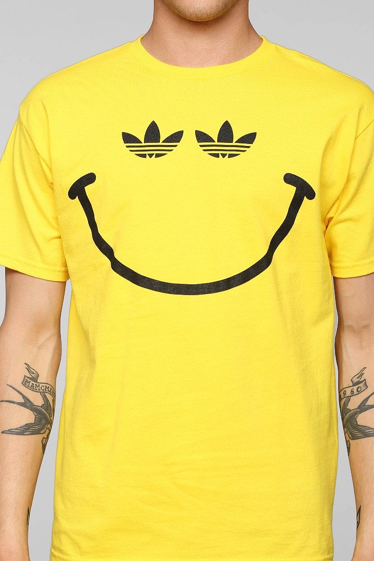 adidas smiley face shirt