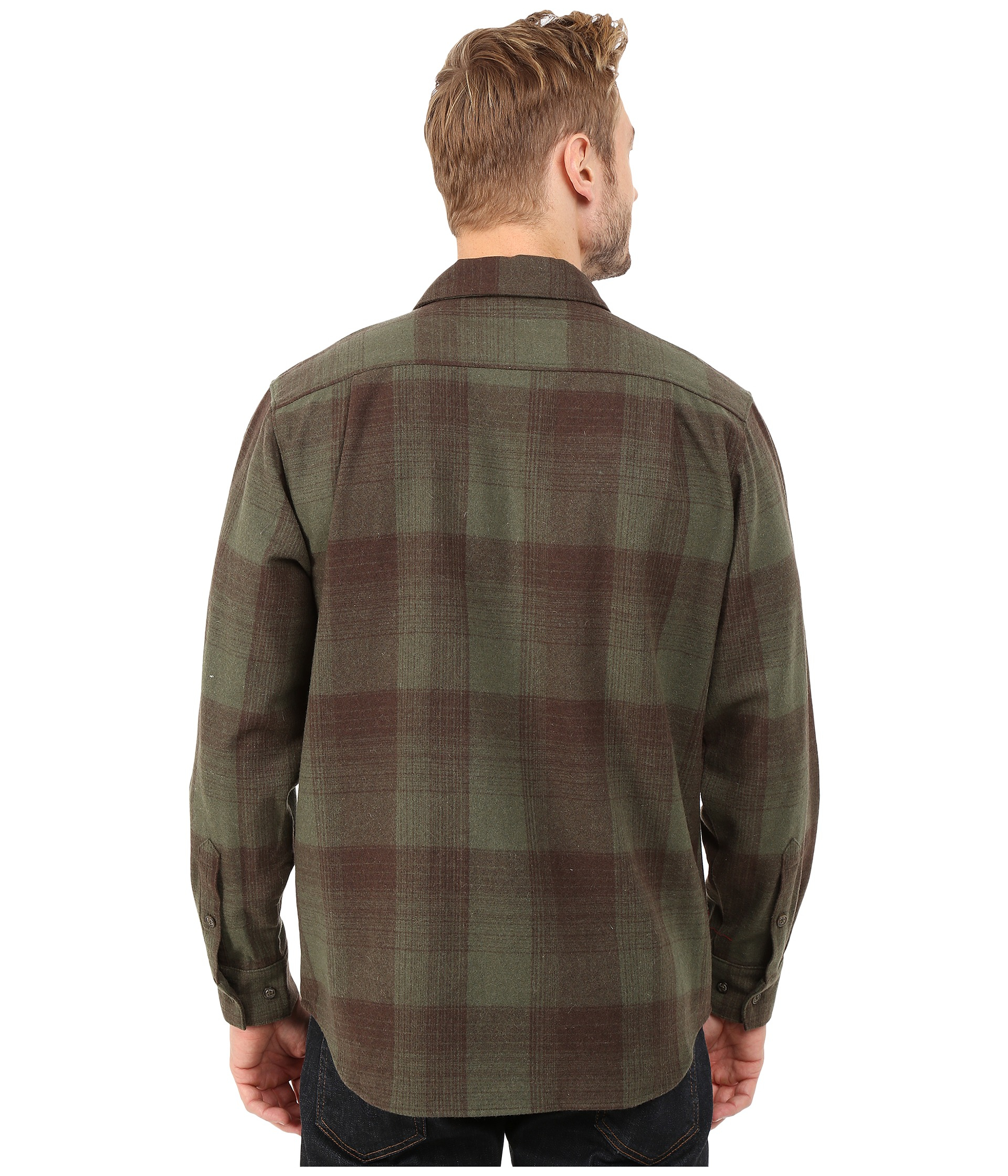 Lyst - Woolrich Bering Wool Plaid Shirt in Green for Men