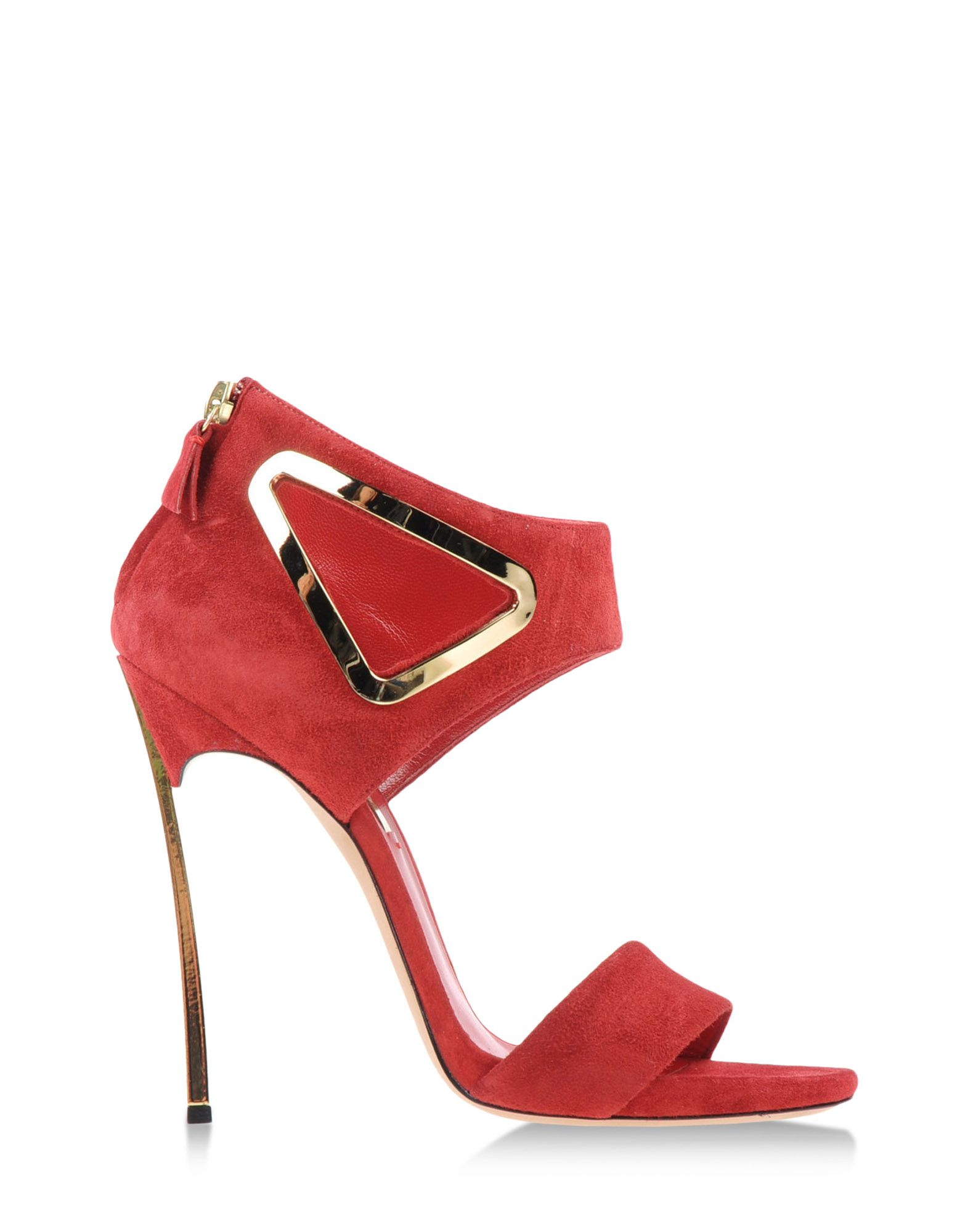Casadei Sandals in Brick Red (Red) - Lyst