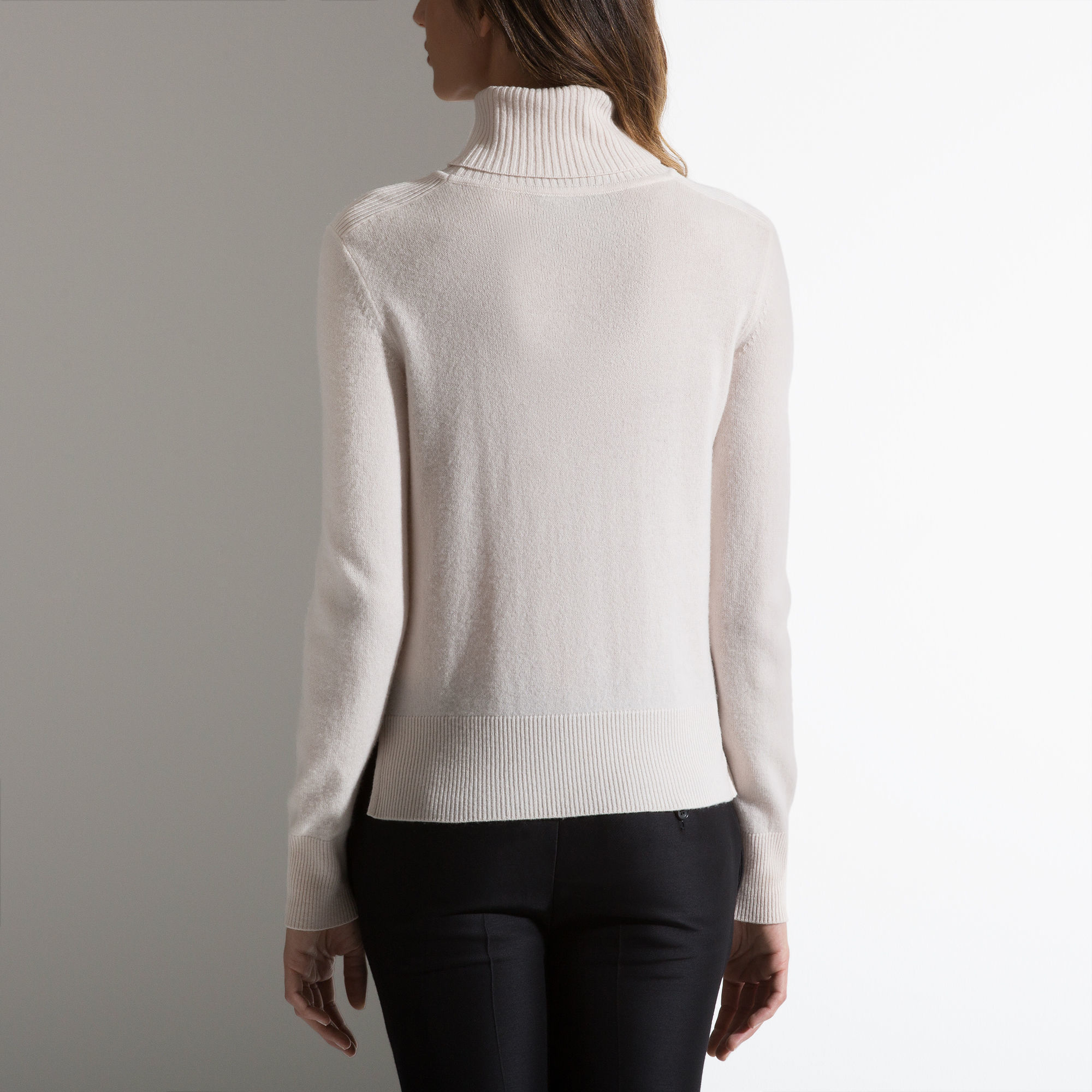 Bally Polo Neck Sweater in Bone (White) - Lyst