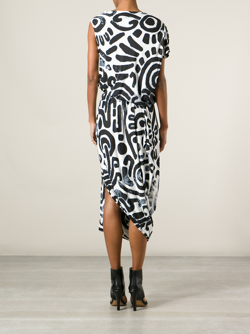 Vivienne Westwood Anglomania Aztec Print Dress in White (Black) - Lyst
