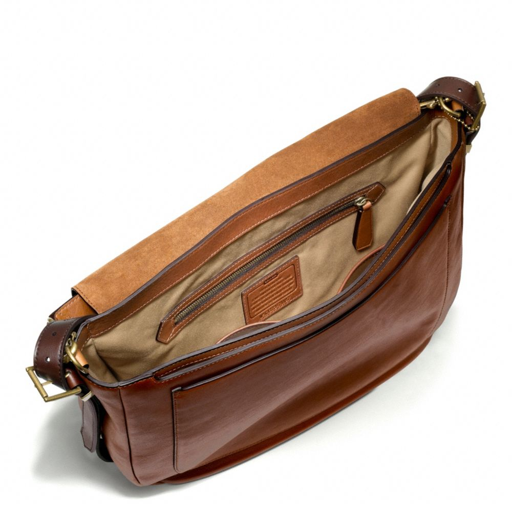 Lyst Coach Mercer Postman Bag in Leather in Brown for Men