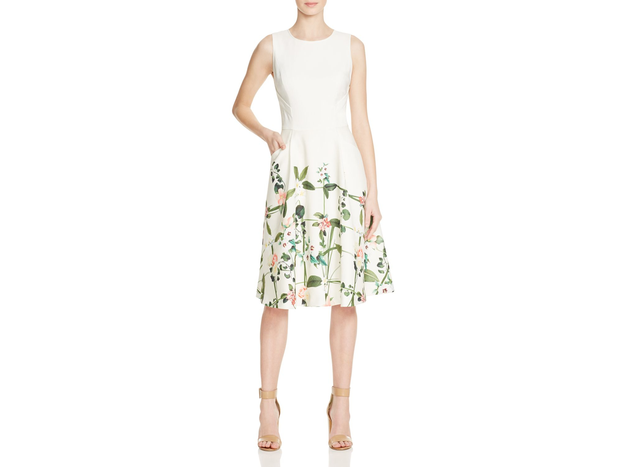ted baker white flower dress
