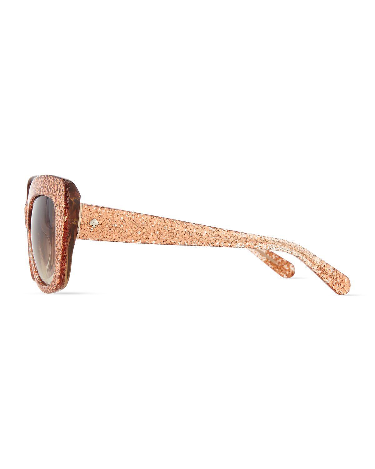 Kate Spade Ursula Glitter Cat-eye Sunglasses in Pink | Lyst