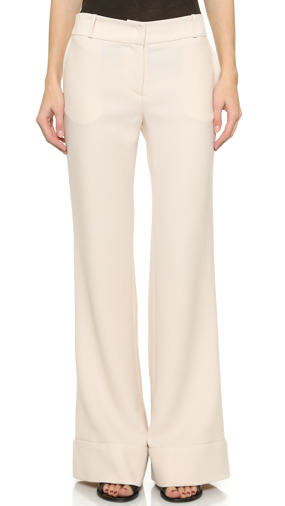 Laveer Wide Leg Pants - Powder in Beige (Powder) | Lyst