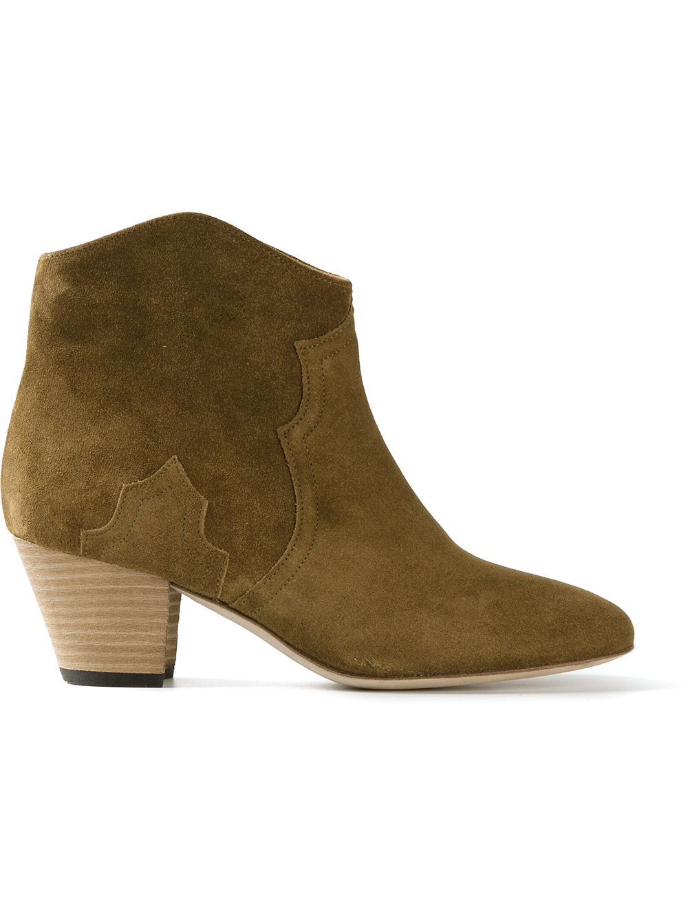 isabel marant cognac dicker boots