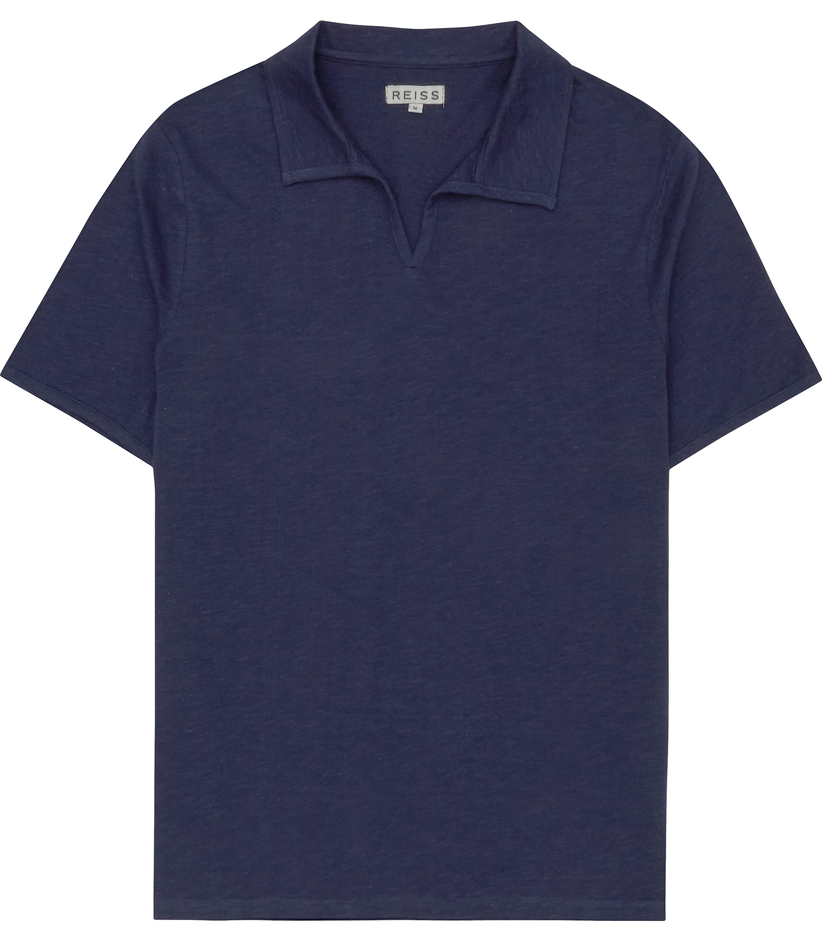 Lyst - Reiss Kingsley Open Collar Polo T-Shirt in Blue for Men