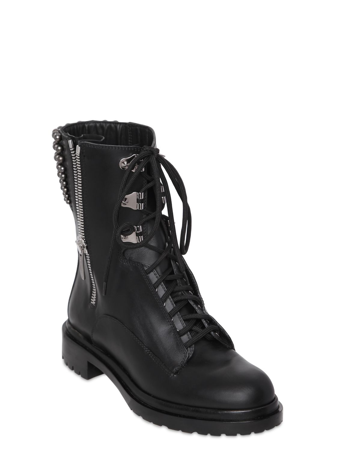 sergio rossi combat boots
