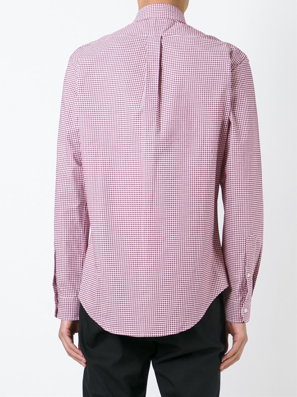 ralph lauren red checked shirt