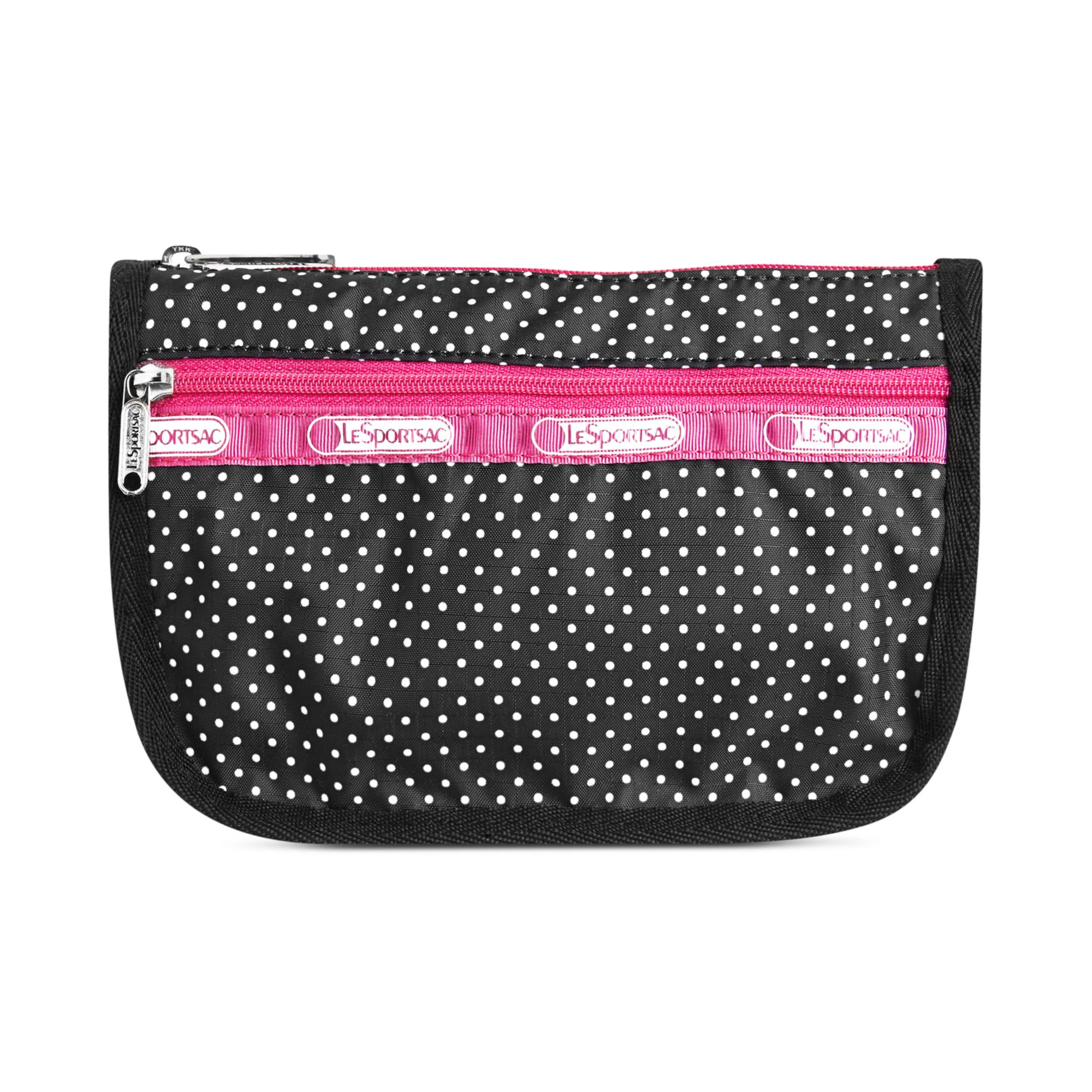 Lyst Lesportsac Printed Travel Cosmetic Bag in Black