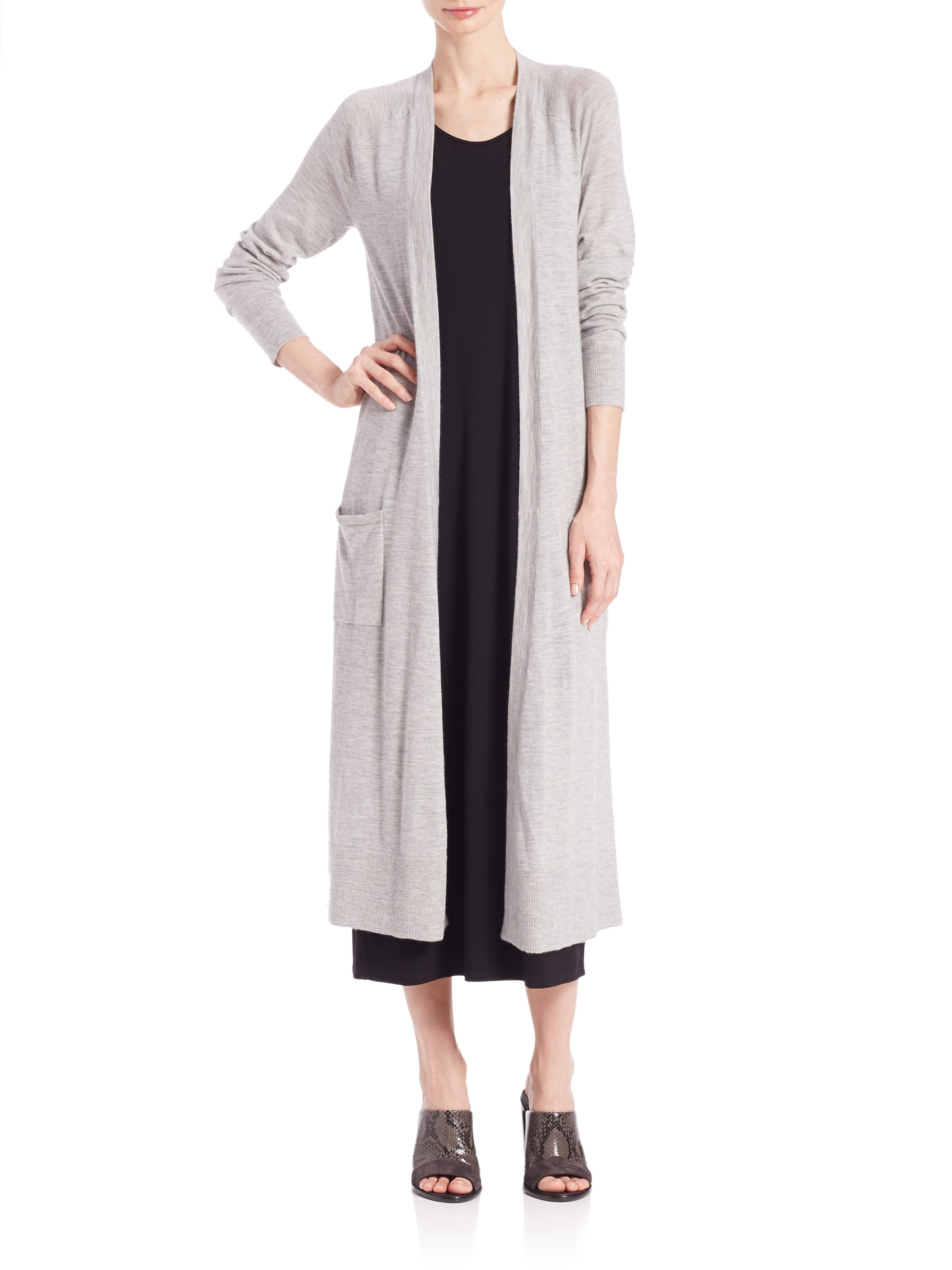 Cashmere Long Cardigan Sale - Cardigan With Buttons