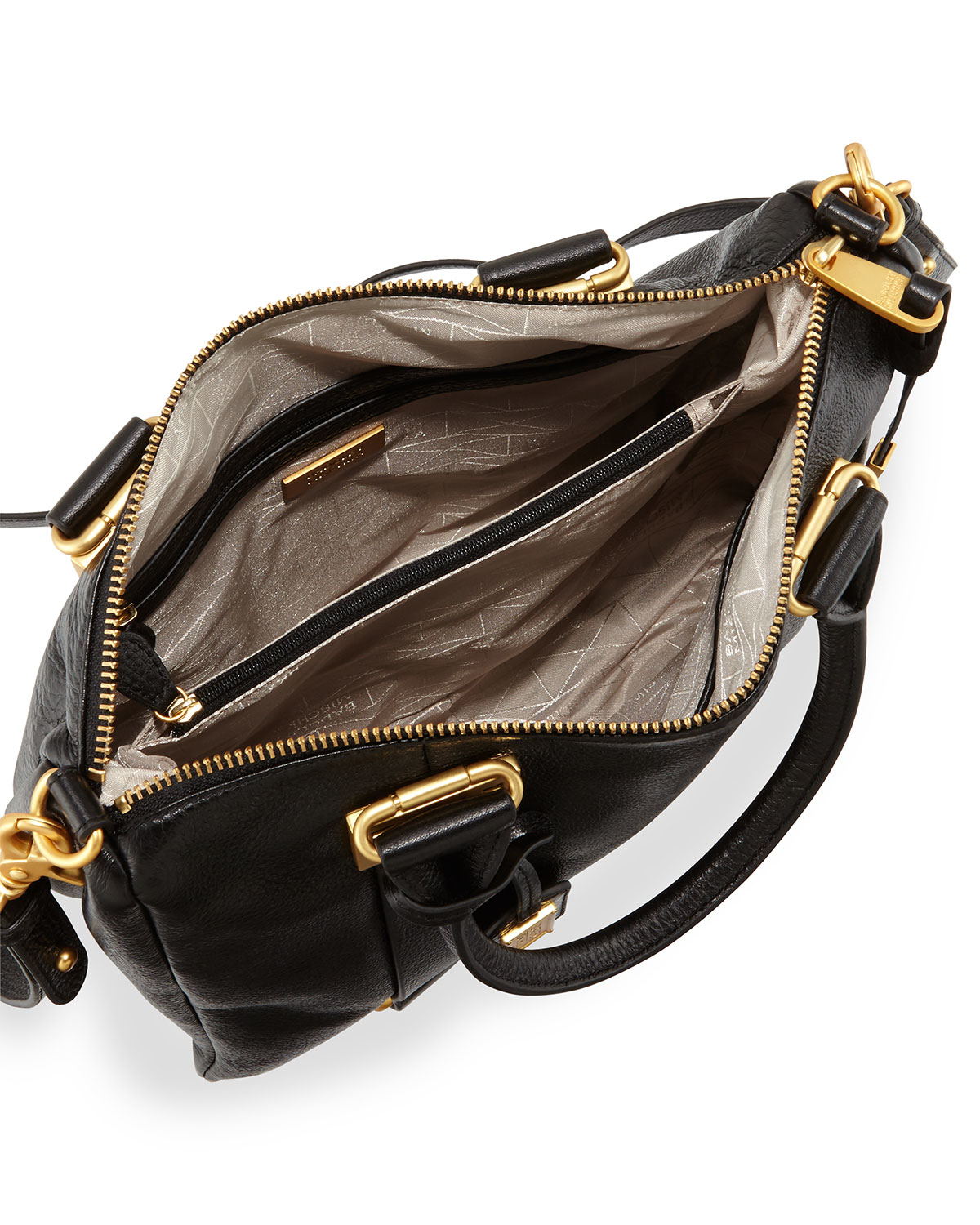 Lyst Badgley Mischka Ally Leather Tote Bag In Black Gallery